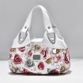 Bolsa de Couro Flower Rose