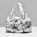 Bolsa de Couro Flower Rose