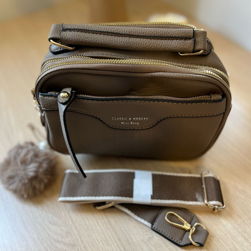 Bolsa Crossbody Classic Couro + GANHA BRINDE EXCLUSIVO!