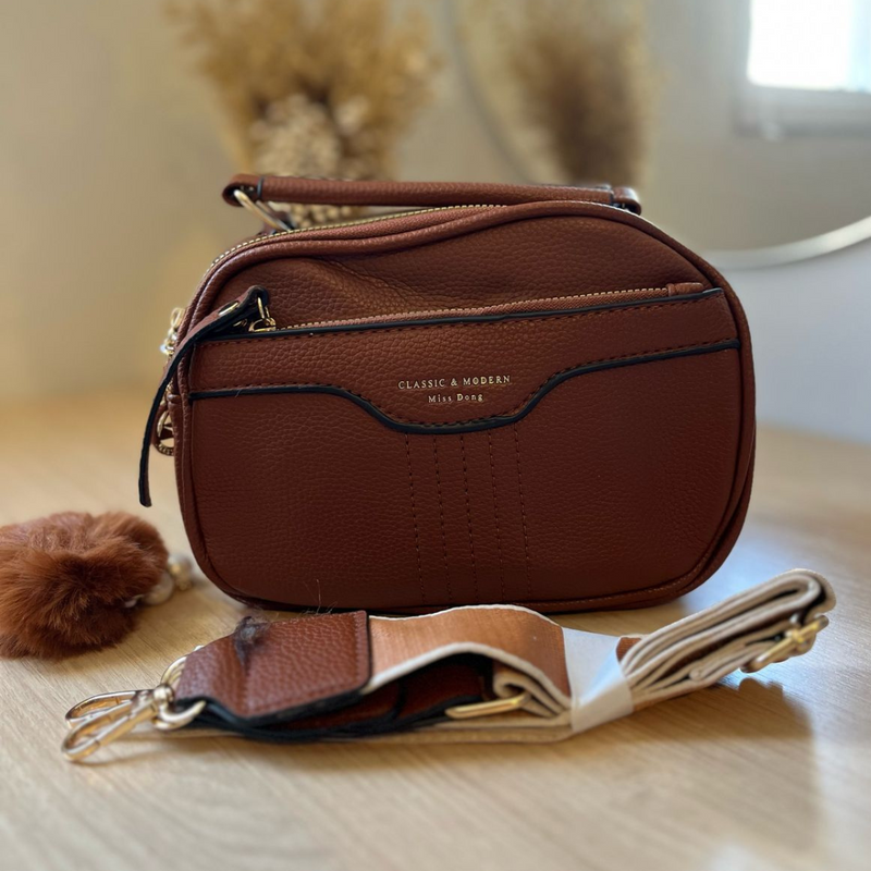 Bolsa Crossbody Classic Couro + GANHA BRINDE EXCLUSIVO!