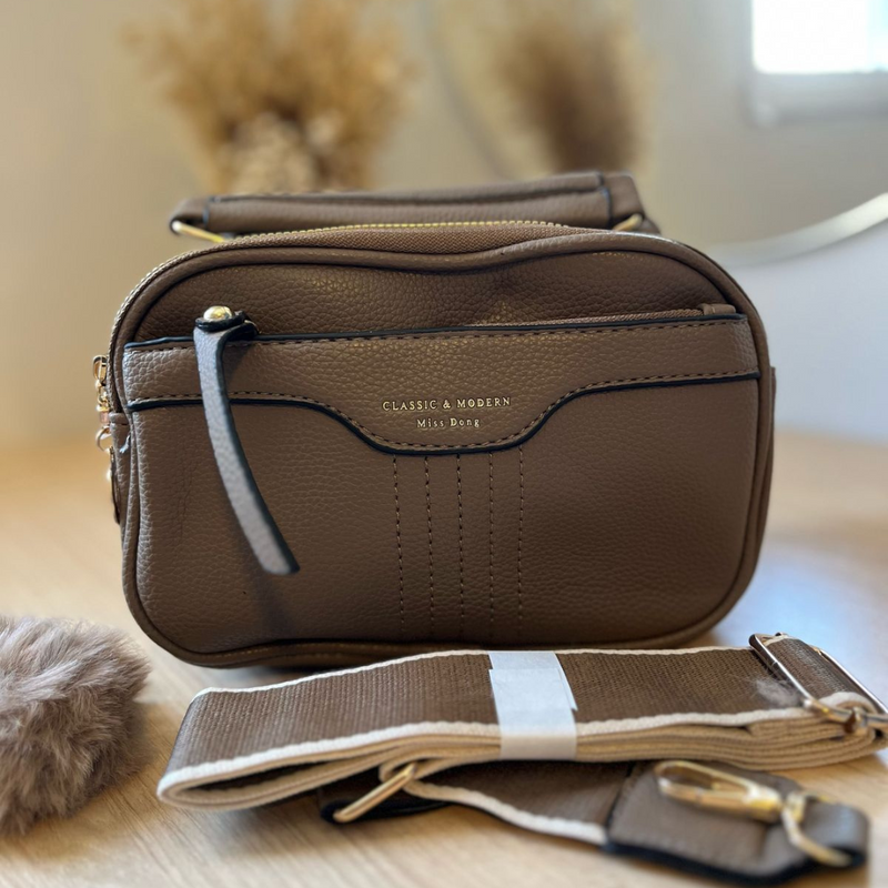 Bolsa Crossbody Classic Couro + GANHA BRINDE EXCLUSIVO!